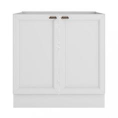 Balcão 2 Portas Sem Tampo Unna Poliman, Branco