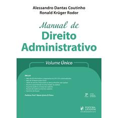 Manual de Direito Administrativo: Volume único