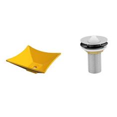 Kit Cuba L30 C/Válvula Metal 1'' (2,6cm) Amarelo