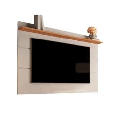 Painel Para TV Vivare 1.8 Off White/Nature – Germai Móveis