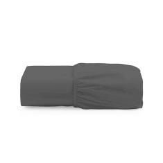 Lençol De Baixo Casal Padrão Avulso Com Elástico Primor Percal 400 Fios - Preto