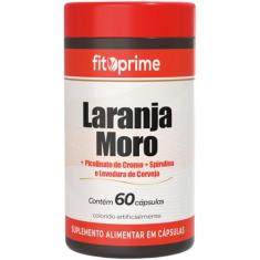 Laranja Moro + Cromo + Spirulina + Levedura de Cerveja 60 Cápsulas Fitoprime