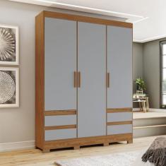 Guarda Roupas 3 Portas 4 Gavetas B55 - Briz