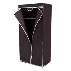 Guarda roupa portatil armario multifuncional arara cabideiro dobravel 