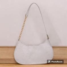 Bolsa Baguete Feminina Corrente Minimalista Tiracolo De Ombro Transver