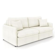 Sofá Retrátil Reclinável 3 Lugares 194cm Maili Bouclê K01 - D`Rossi