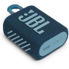 Caixa de som Speaker JBL Go 3 Bluetooth 4.2W RMS IP67 - Azul JBLGO3BLU