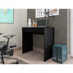 Mesa Escrivaninha Para Computador Alexia 80cm Preto Ajl