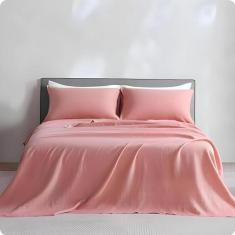 Jogo de Lençol 600 Fios 100% Algodão Fibra Longa - Toque Acetinado - H