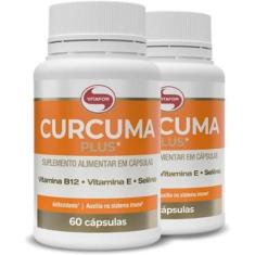 Kit 2x Curcuma Plus 500mg 60 caps Vitafor-Unissex