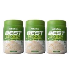 Kit 3X Best Vegan 500G Atlhetica Nutrition