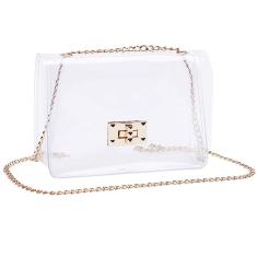 COROMAY Bolsa transparente para mulheres, bolsa transversal, bolsa estádio
