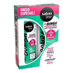 Salon Line Sos Bomba Antiqueda Kit Shampoo + Condicionador 200ml