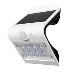 Arandela Solar V LED 1,5W 3000K IP65 Com Sensor De Movimento