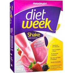 Diet Week Shake Morango E Amora - 360G, Maxinutri