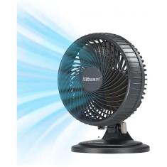 Ventilador de Mesa com 2 Velocidades, 3 Lâminas, Oscilação de 85 e Inclinação Ajustável de 20, 110V, HOLMES BLIZZARD, Preto
