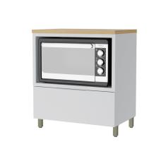 Balcão Forno 1 Gavetas Marquesa 80cm 100 MDF