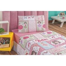 Jogo De Lençol Bouti Solteiro 3 Peças Estampado Várias Cores - Doce La