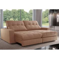 Sofa Retrátil Dublin 2,50m Mola Ensacada 04 Lugares Txr