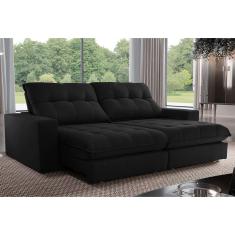 Sofa Retrátil Dublin 2,10m Mola Ensacada 03 Lugares Txr