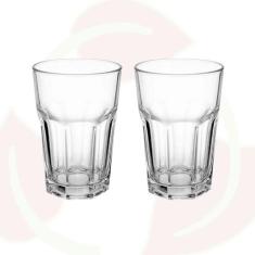 Copo de Vidro 350ML Vitaminas Sucos ou Smoothies 2 Unidades - PRATICAS