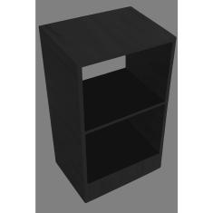 Mesa De Cabeceira Sem Gaveta Em Mdf Preto