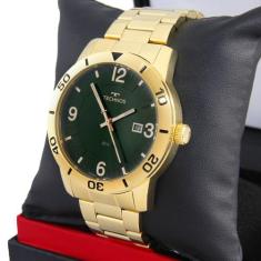 Relógio technos masculino dourado 2115mxi/1v