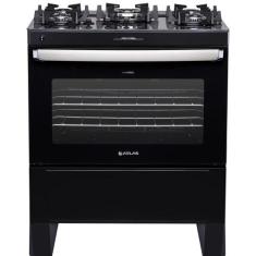 Fogão 5 Bocas Atlas Agile UP Glass Mesa Vidro Automático