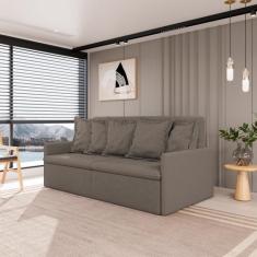 Sofá Retrátil e Reclinável 4 Lugares 240cm Dália CabeCasa MadeiraOrigi