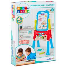 Lousa Mágica 2 em 1 Studio Play & Learn Multikids - BR1214 BR1214