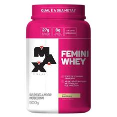 Max Titanium Femini Whey Baunilha 900G