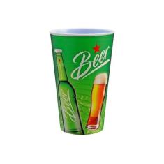 Kit 10 Copos Cerveja Decorados Beer 550ml Usual Utilidades