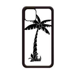 Capa Plant Coconut Tree preta para iPhone 11 Pro Max para Apple Mobile Case