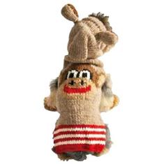 Chilly Dog Suéter de cachorro com capuz de macaco, pequeno