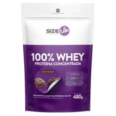 100% Whey 480 G - Size Up  Chocolate  Chocolate 480 G