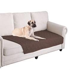 Ameritex Cobertor impermeável reversível para cama de cachorro, cobertor para móveis, cama, sofá