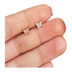 Brinco Infantil Tarraxa Baby Dourado F Ouro 18k Antialérgico - De Cast