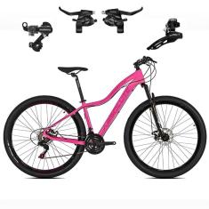 Bicicleta Feminina 29 Aluminio Absolute Hera 21v Freio Disco Cambios Trocadores Shimano-Feminino