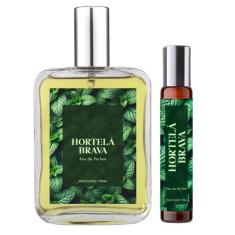 Perfume Hortelã Brava Refrescante Homem 100ml + Roll On 10ml - Essênci