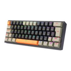 Teclado Mecânico Gamer Fizz Rgb Swicht Marrom