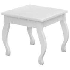 Banqueta Para Penteadeira Branco ? Luapa Móveis