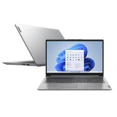 Notebook Lenovo Ideapad 82VY000SBR - 15.6&quot;, Intel-Core-I3, 8GB RAM, 256GB, Windows 11, Cinza