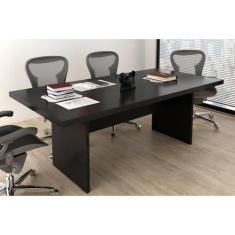 Mesa de Escritório ME4119 Preto - Tecno Mobili