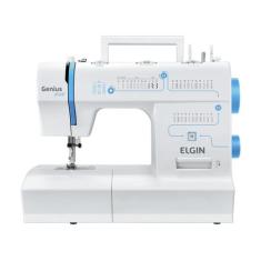 Máquina de Costura Elgin JX 4035 Genius Plus 31 Pontos 127v, Branco, 1