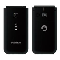 Celular Positivo P50 Dual Sim 32 Mb Preto Idoso Flip Sos