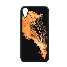 Capa para iPhone XR com imagem da natureza de água-viva do oceano para proteção de telefone Apple