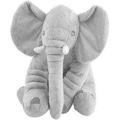  Brinquedo de pelúcia do elefante para bebês-cinza