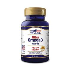 Ultra Ômega3 1250Mg 720 Epa/480 Dha Vitgold Com 60 Cápsulas