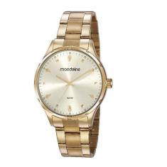 Relógio Mondaine Feminino Analógico Dourado 32108Lpmvde3