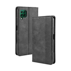 Capa para Huawei Nova 6SE, capa flip carteira de couro para Huawei Nova 6SE, capa magnética retrô para celular, capa carteira de telefone com compartimentos para cartão
